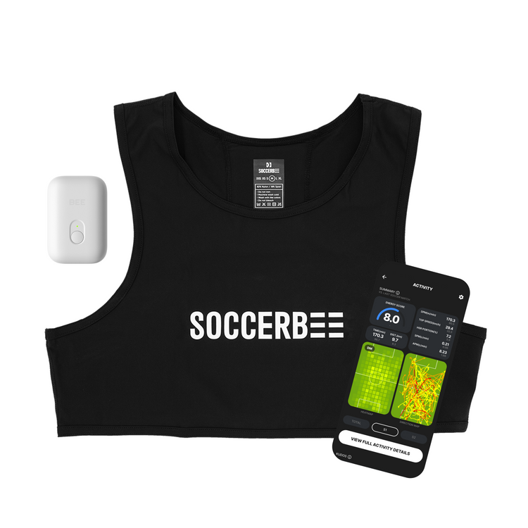SOCCERBEE LITE 2 SET (GPS tracker + VEST) | 30日間の無料体験付き